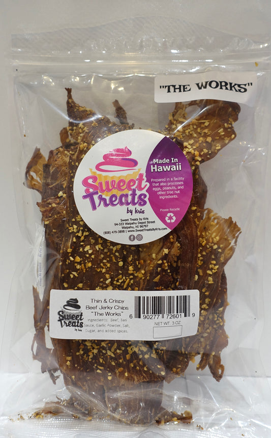 Beef Jerky Chips:  The Works