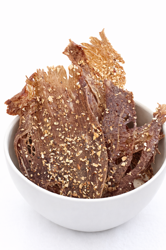 Beef Jerky Chips:  The Works