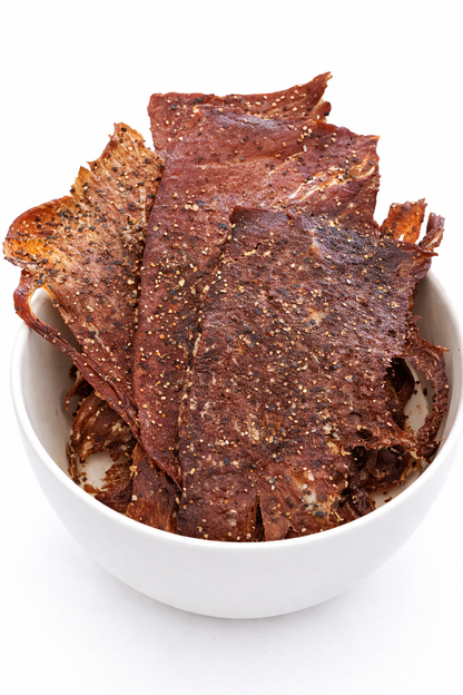 Beef Jerky Chips:  Black Pepper